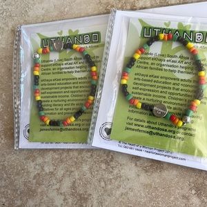 ❤️ 3 for $10 BUNDLE - Beaded Bracelets and postcards from Uthando South Africa
